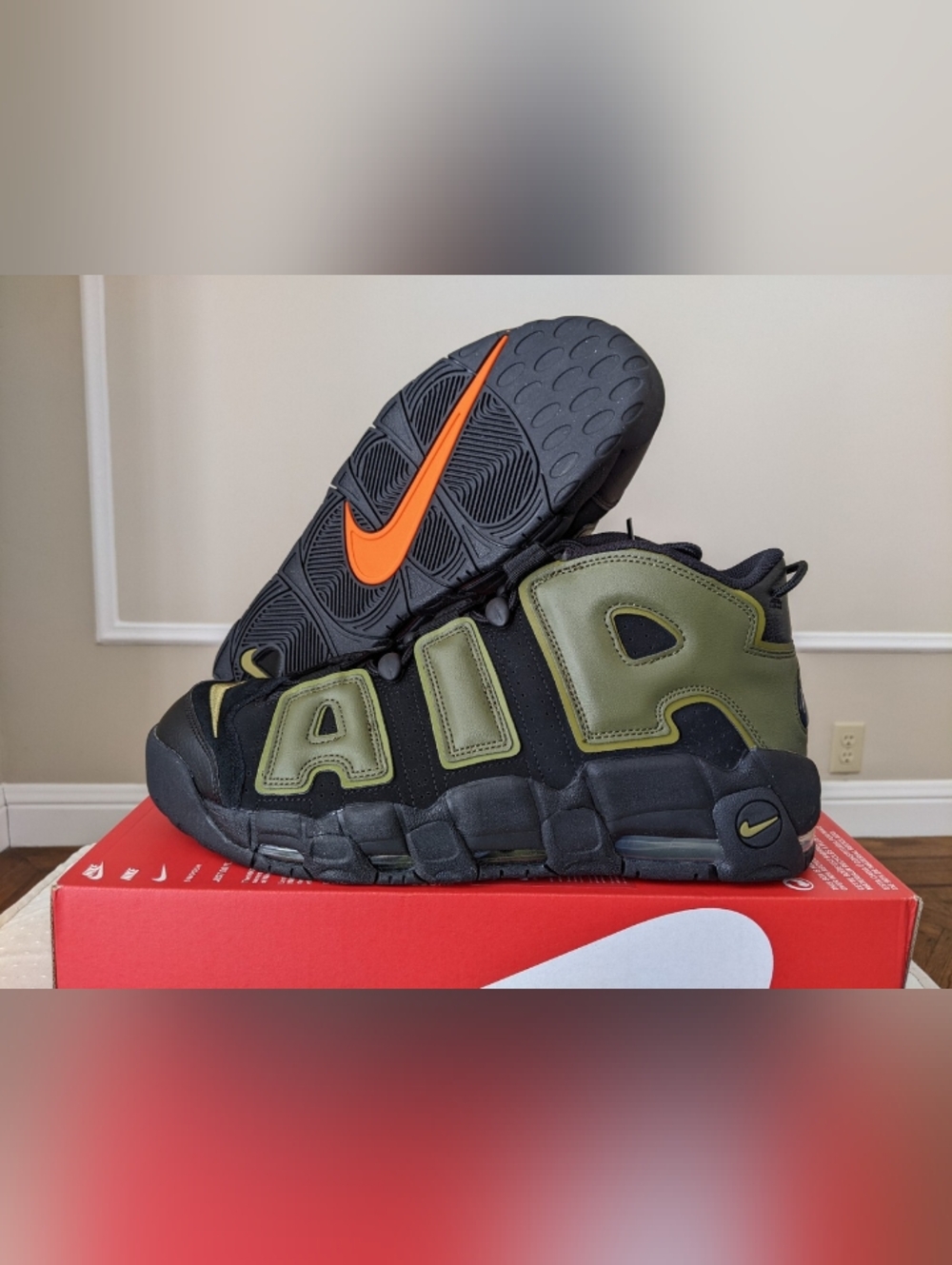 Nike More Uptempo '96 Rough Green Colorway, Sz 13